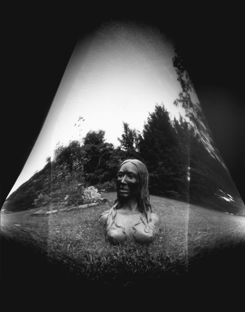 'Divina', 5x7 paper negative shot by Christiansen with the 'Tubocam'.