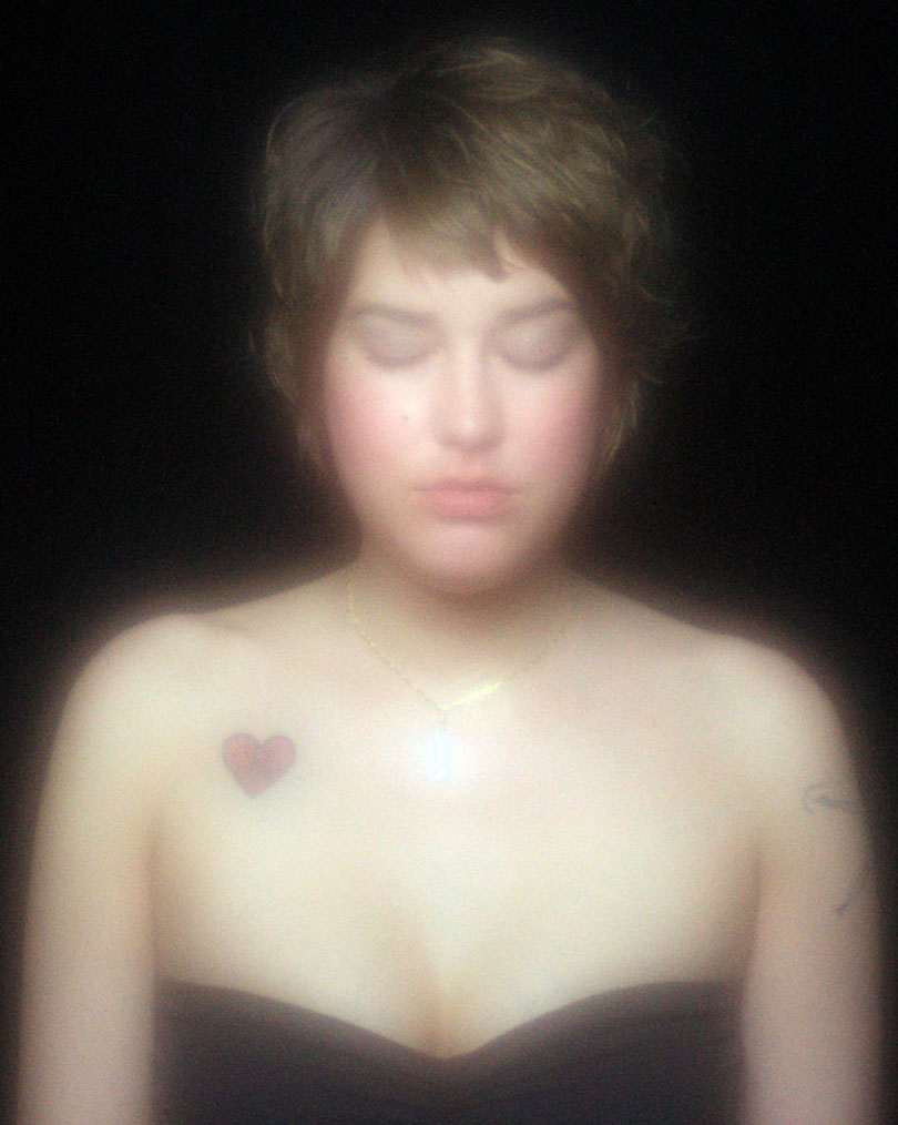 'Emilie Rose Bishop', digital exposure shot by Christiansen and a Canon EOS with custom zoneplate bodycap.